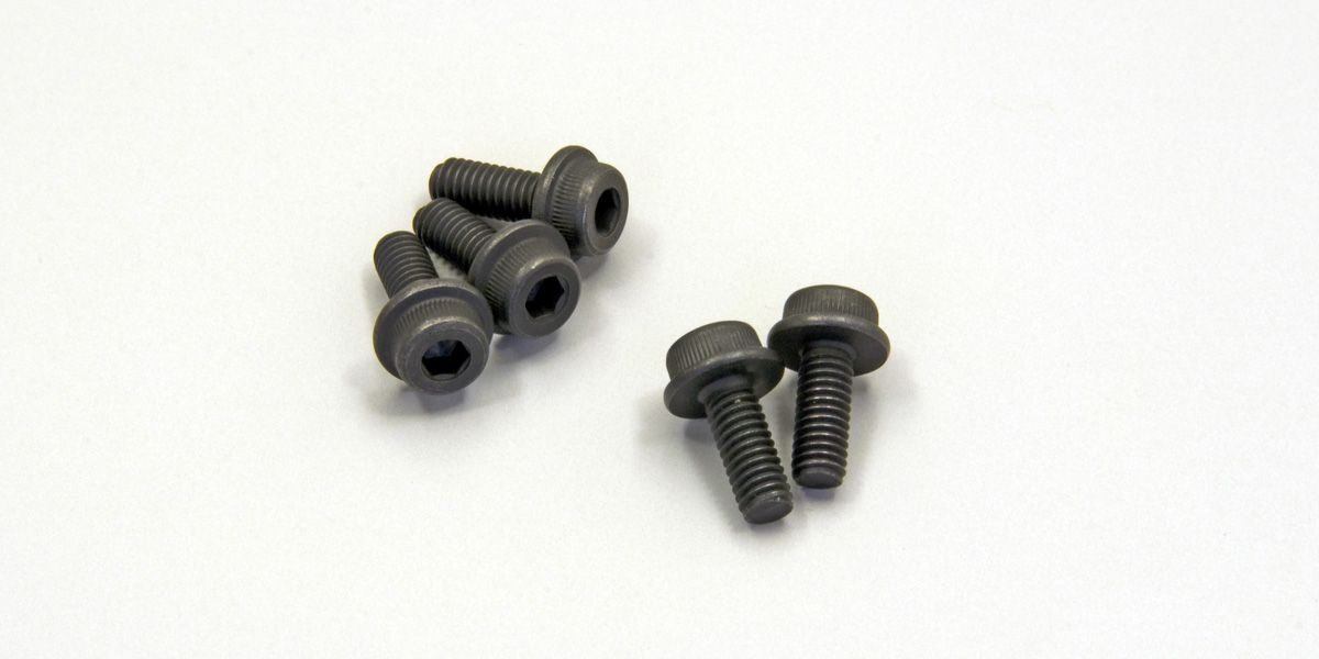 KYOSHO 1-S24010F Cap Screw (M4x10/Flanged/5pcs)