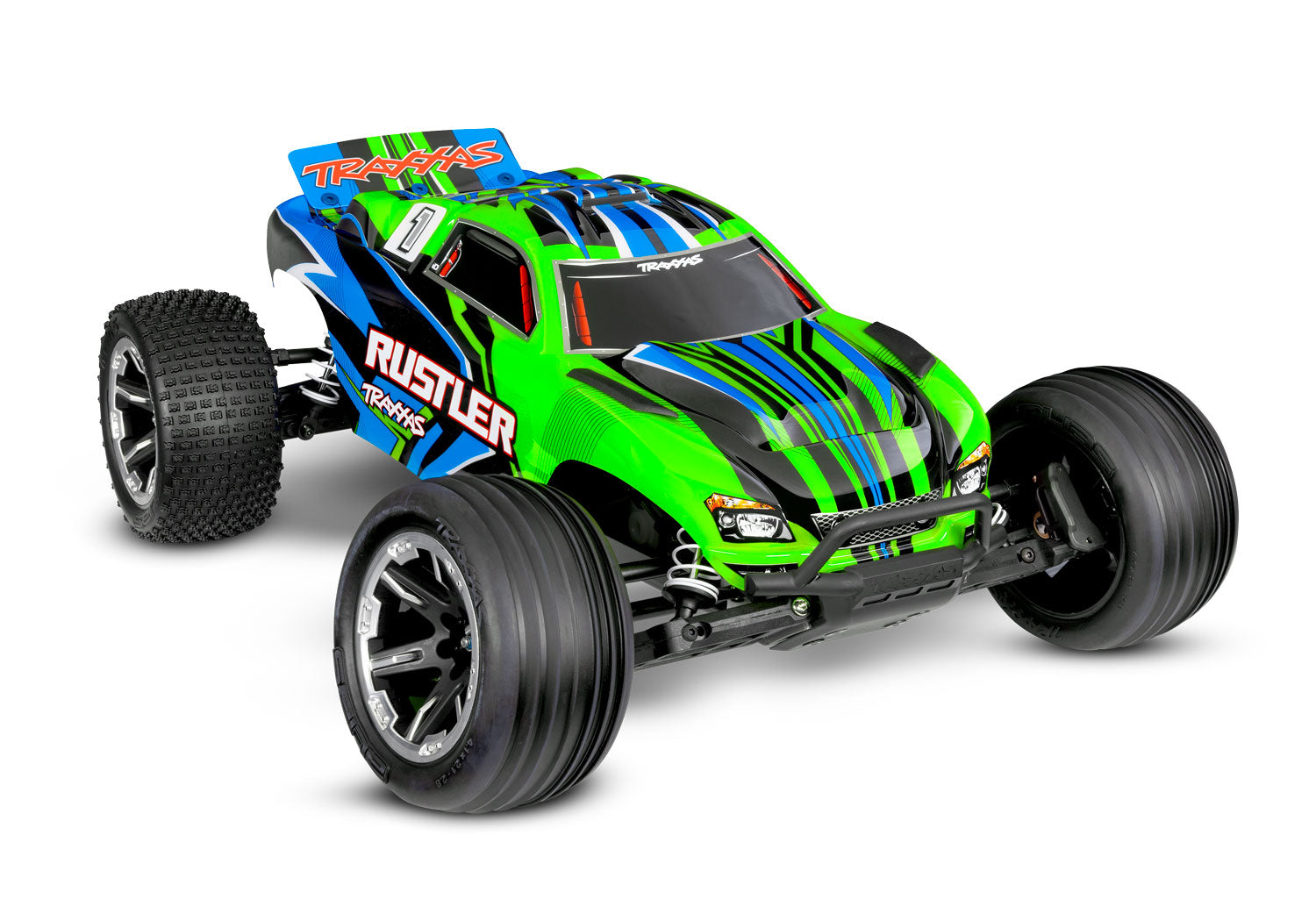 TRAXXAS 37254-8 Rustler 2WD HD w/USB-C RTR