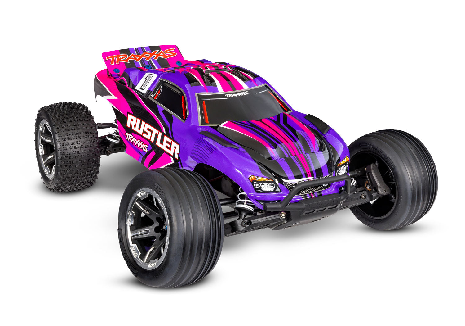 TRAXXAS 37254-8 Rustler 2WD HD w/USB-C RTR