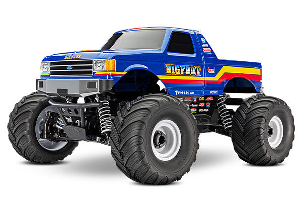 TRAXXAS 67134-4 Bigfoot 4X4 Brushless: RTR 1/10-scale 4WD Monster Truck with TQ 2.4GHz radio system