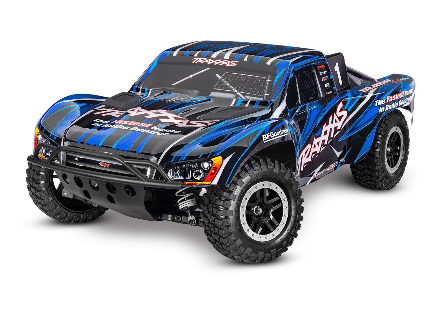 TRAXXAS 68386-4 Slash 4X4 VXL: 1/10 RTR scale brushless short course truck, TQ 2.4 GHz 2-channel radio system, VXL-3s brushless power system, and clipless painted body. Requires: battery and charger.