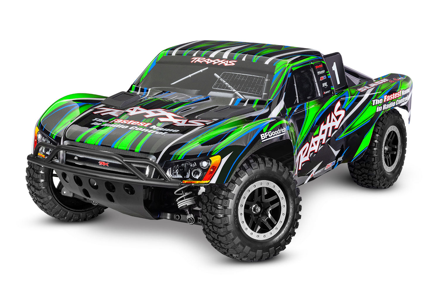 TRAXXAS 68386-4 Slash 4X4 VXL: 1/10 RTR scale brushless short course truck, TQ 2.4 GHz 2-channel radio system, VXL-3s brushless power system, and clipless painted body. Requires: battery and charger.