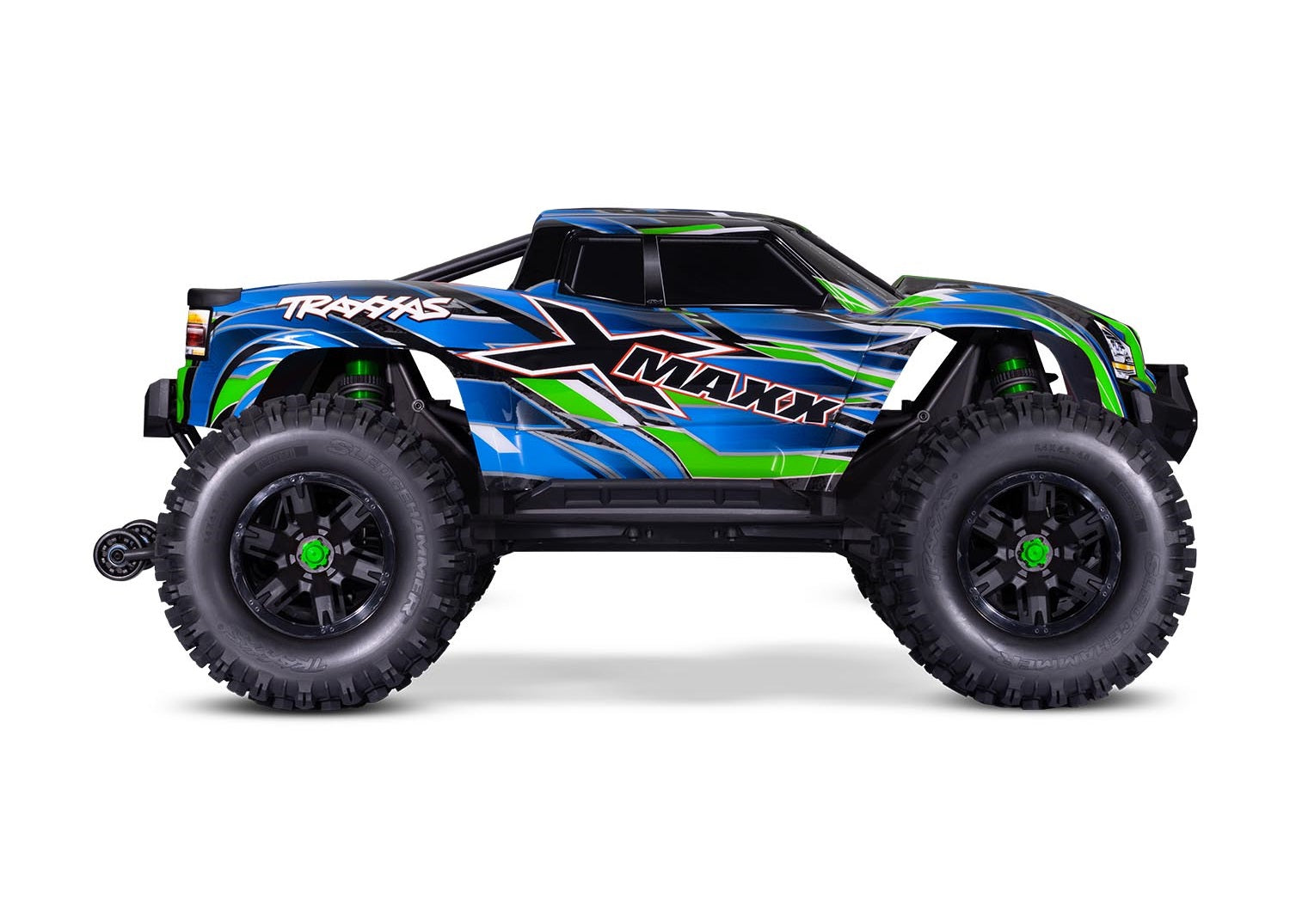 TRAXXAS 77096-4 X-Maxx 8S 4WD Brushless RTR Monster Truck w/ TQi 2.4 GHz radio & TSM Belted Sledgehammer tires