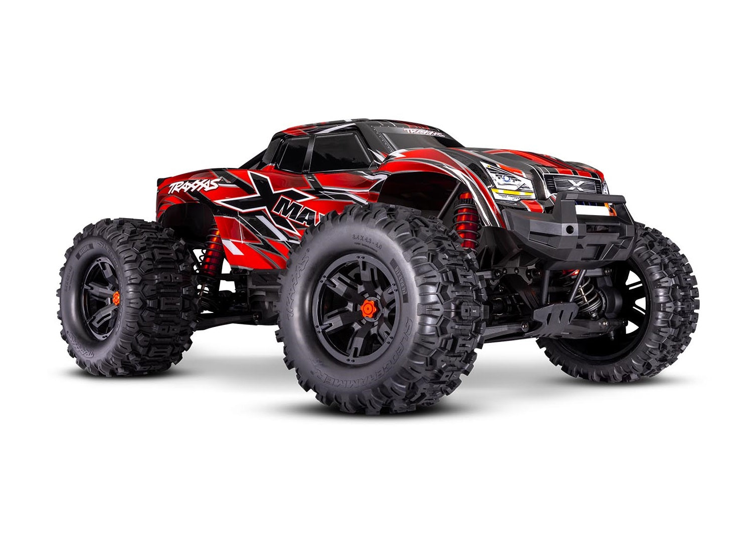 TRAXXAS 77096-4 X-Maxx 8S 4WD Brushless RTR Monster Truck w/ TQi 2.4 GHz radio & TSM Belted Sledgehammer tires