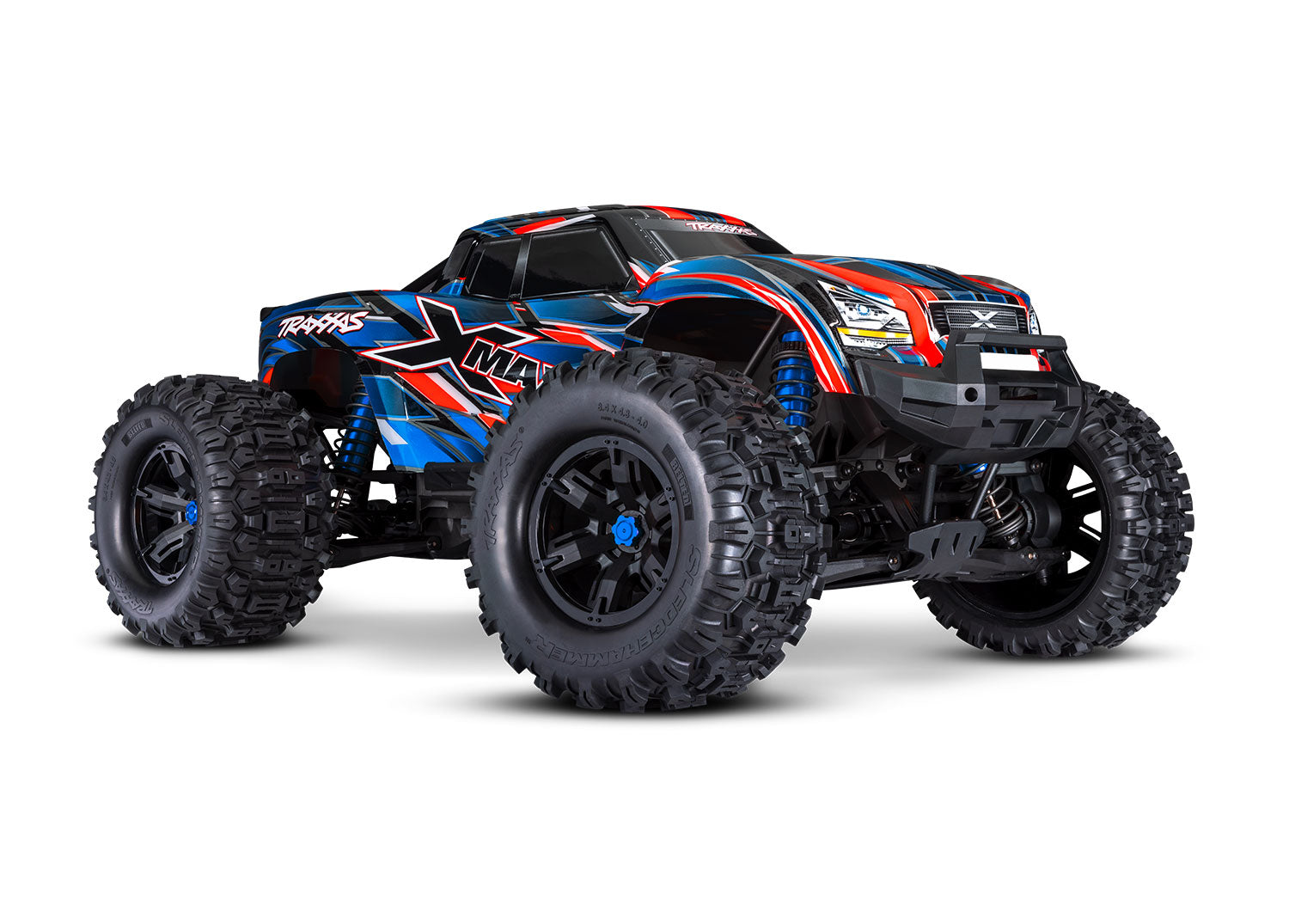 TRAXXAS 77096-4 X-Maxx 8S 4WD Brushless RTR Monster Truck w/ TQi 2.4 GHz radio & TSM Belted Sledgehammer tires