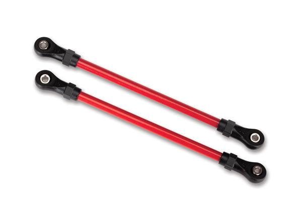 TRAXXAS 8143R Suspension links, front lower, red (2) (5x104mm, powder coated steel) (assembled with hollow balls) (for use with #8140R TRX-4® Long Arm Lift Kit)