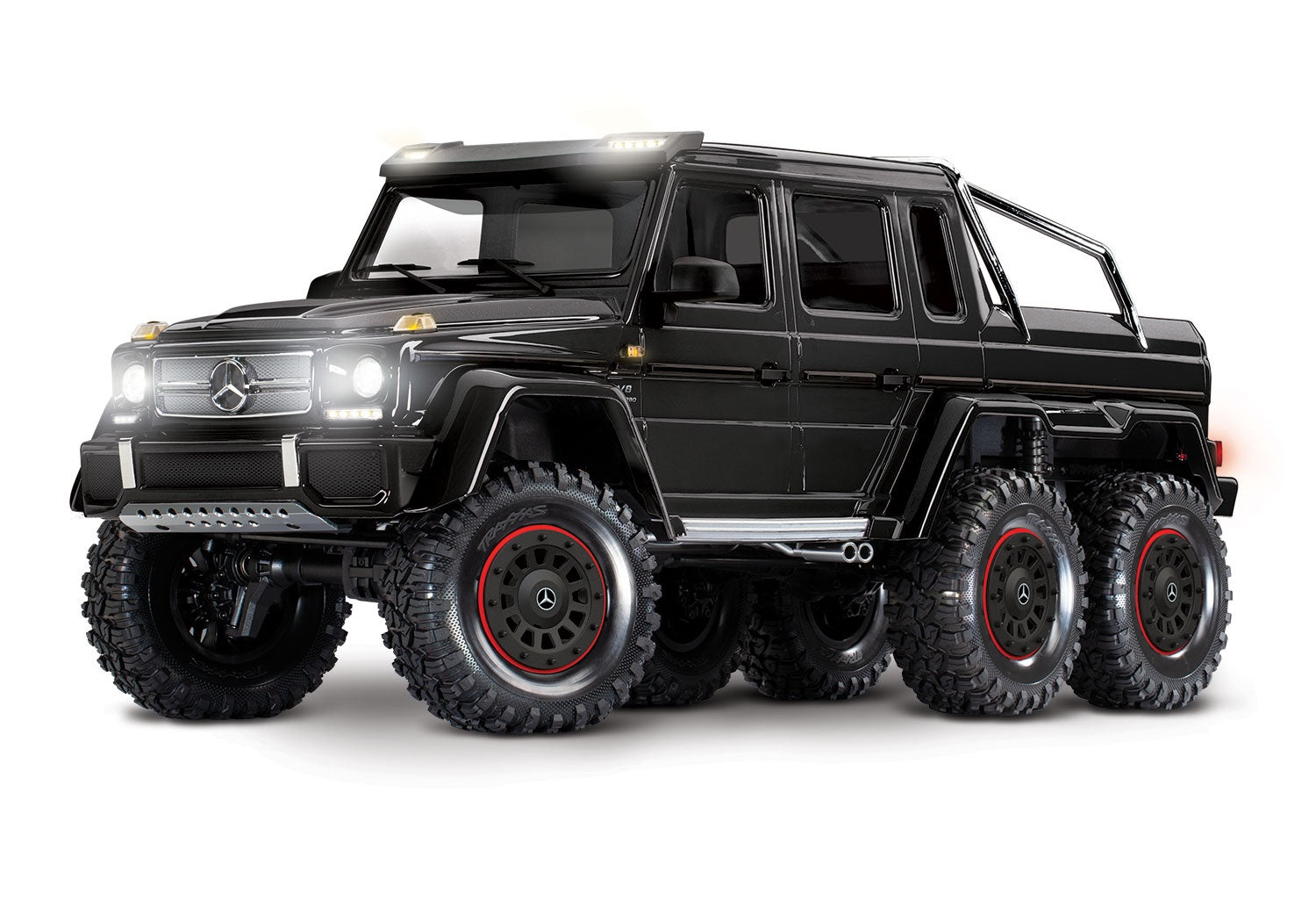 TRAXXAS 88296-4 TRX-6 Scale and Trail Crawler with Mercedes-Benz G 63 AMG Body: 6X6 RTR Electric Trail Truck with TQi Traxxas Link 2.4GHz Radio