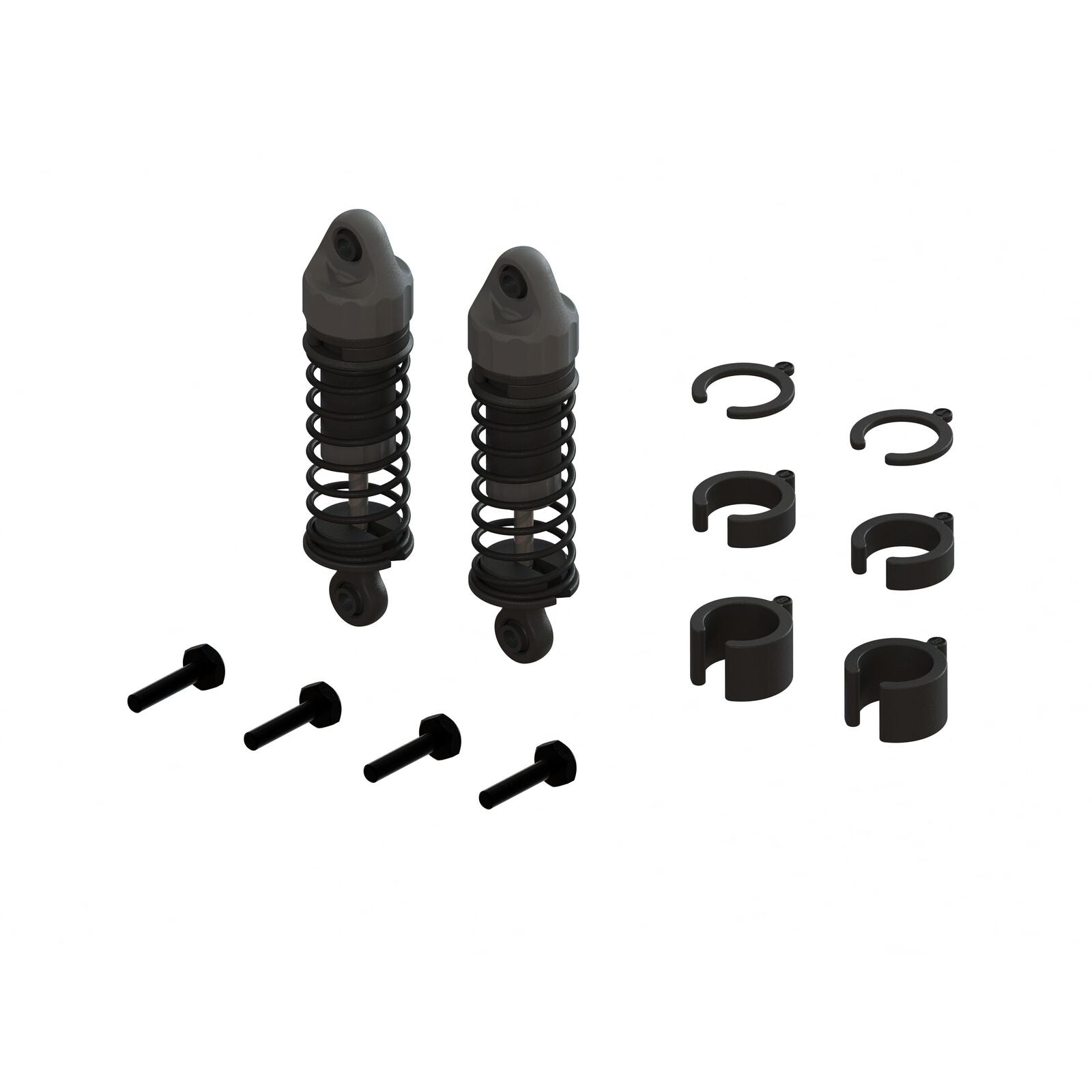 ARRMA ARA-1252 Shock Set, 58mm Length, 2000cSt Oil (2pcs)