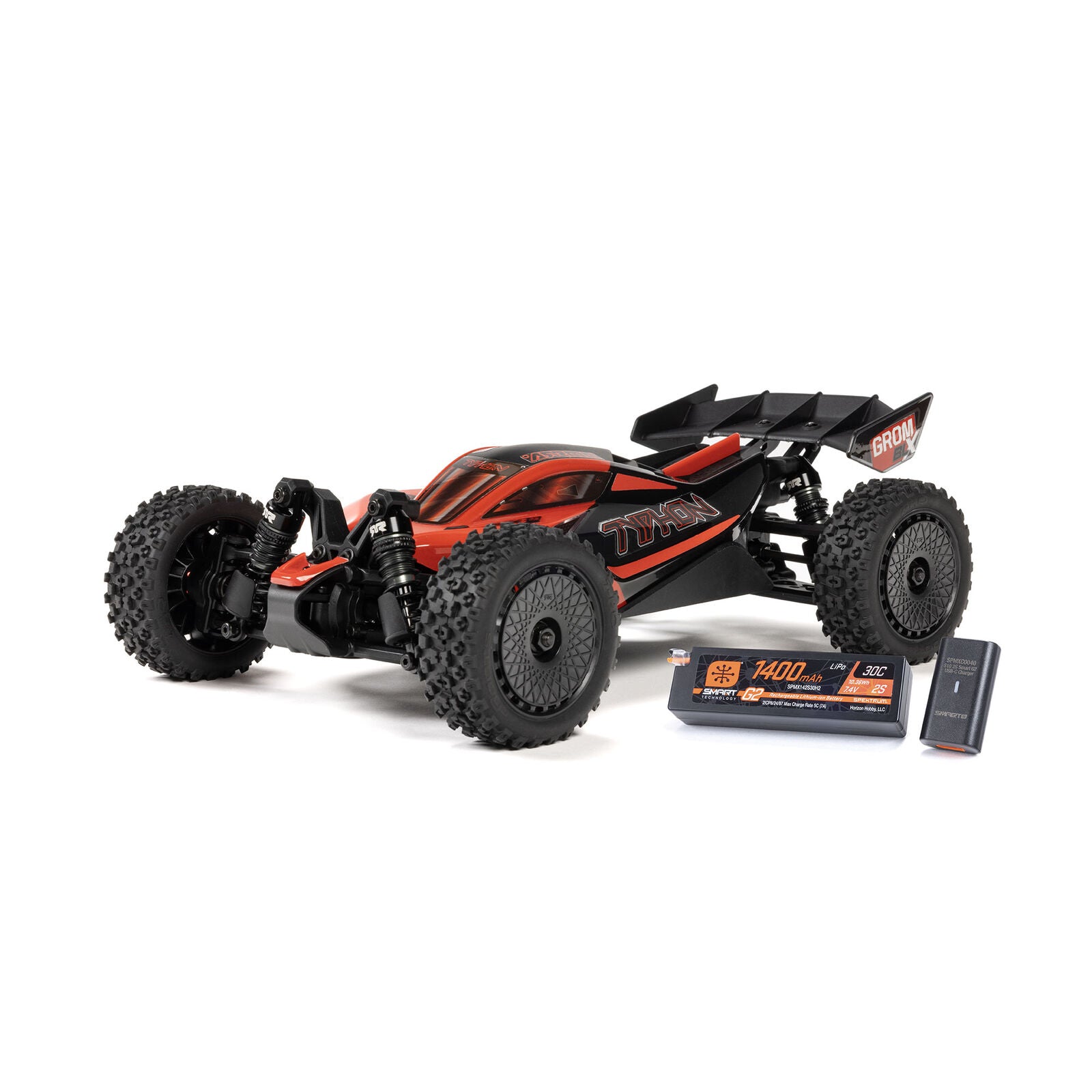 ARRMA ARA2306S TYPHON GROM 223S BLX Brushless 4X4 Small Scale Buggy RTR with Battery & Charger