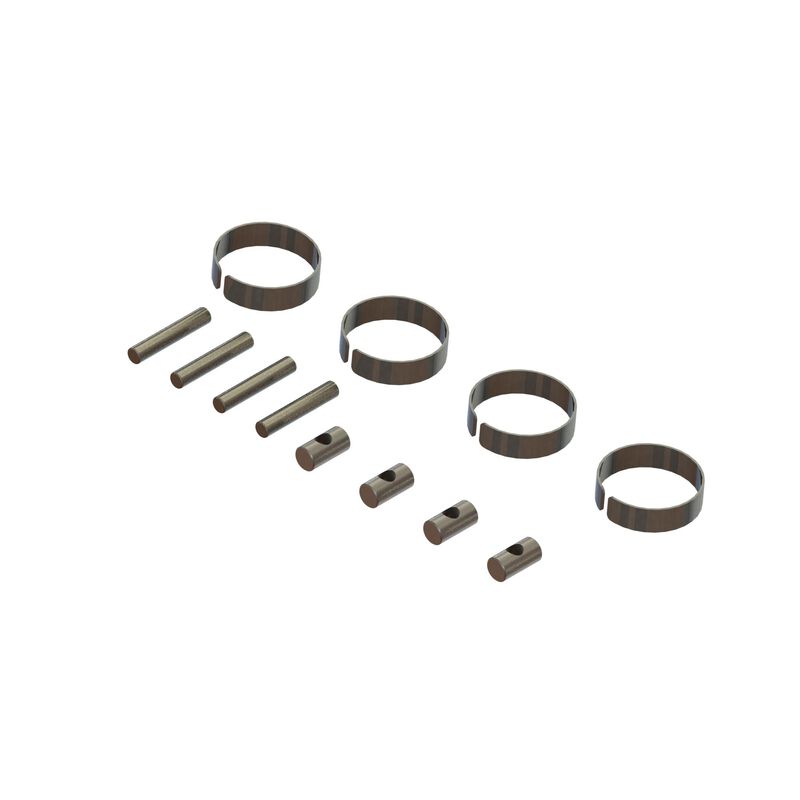 ARRMA ARA311150 CVD Driveshaft Metal Fittings (2)