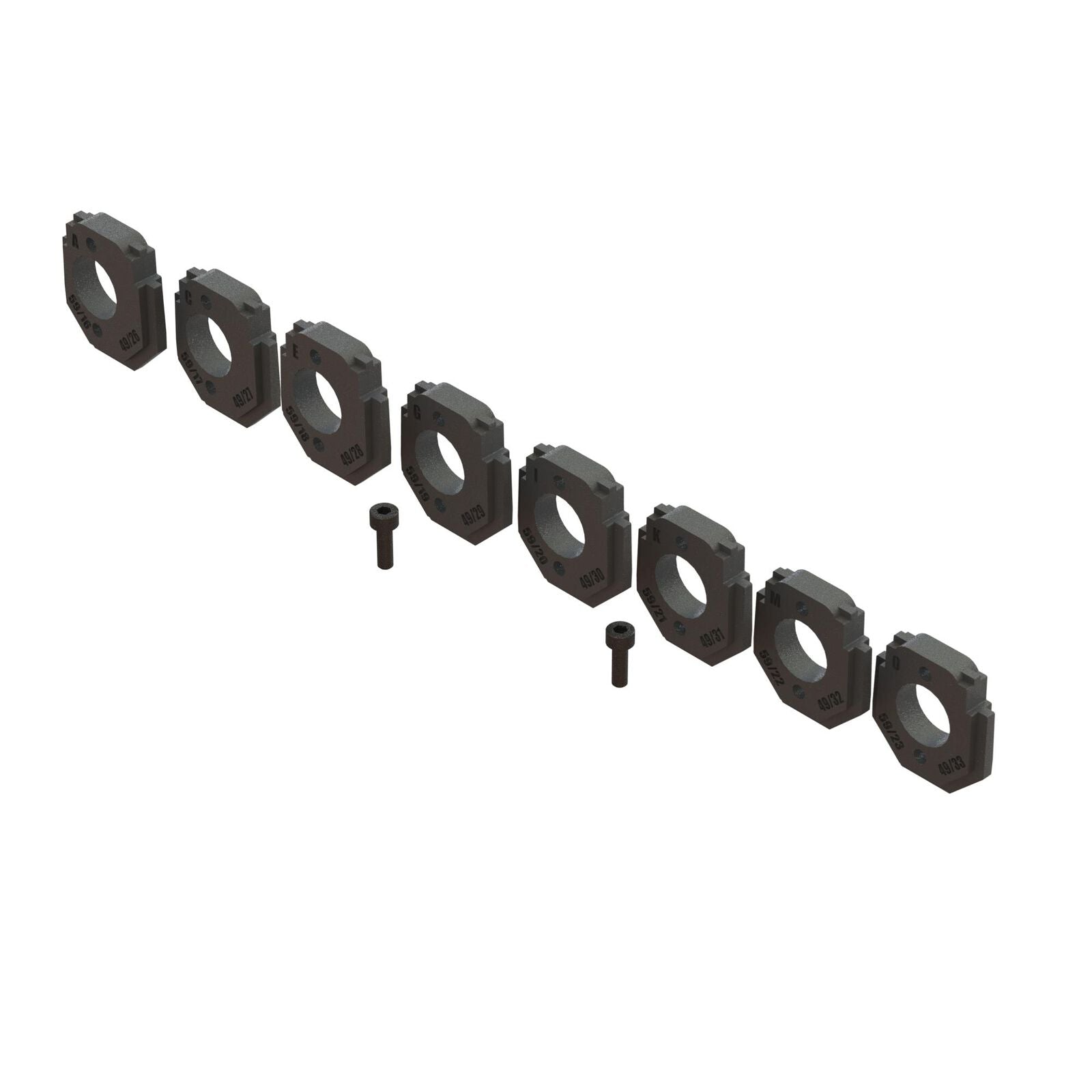 ARRMA ARA320744 Motor Mount Set (8)