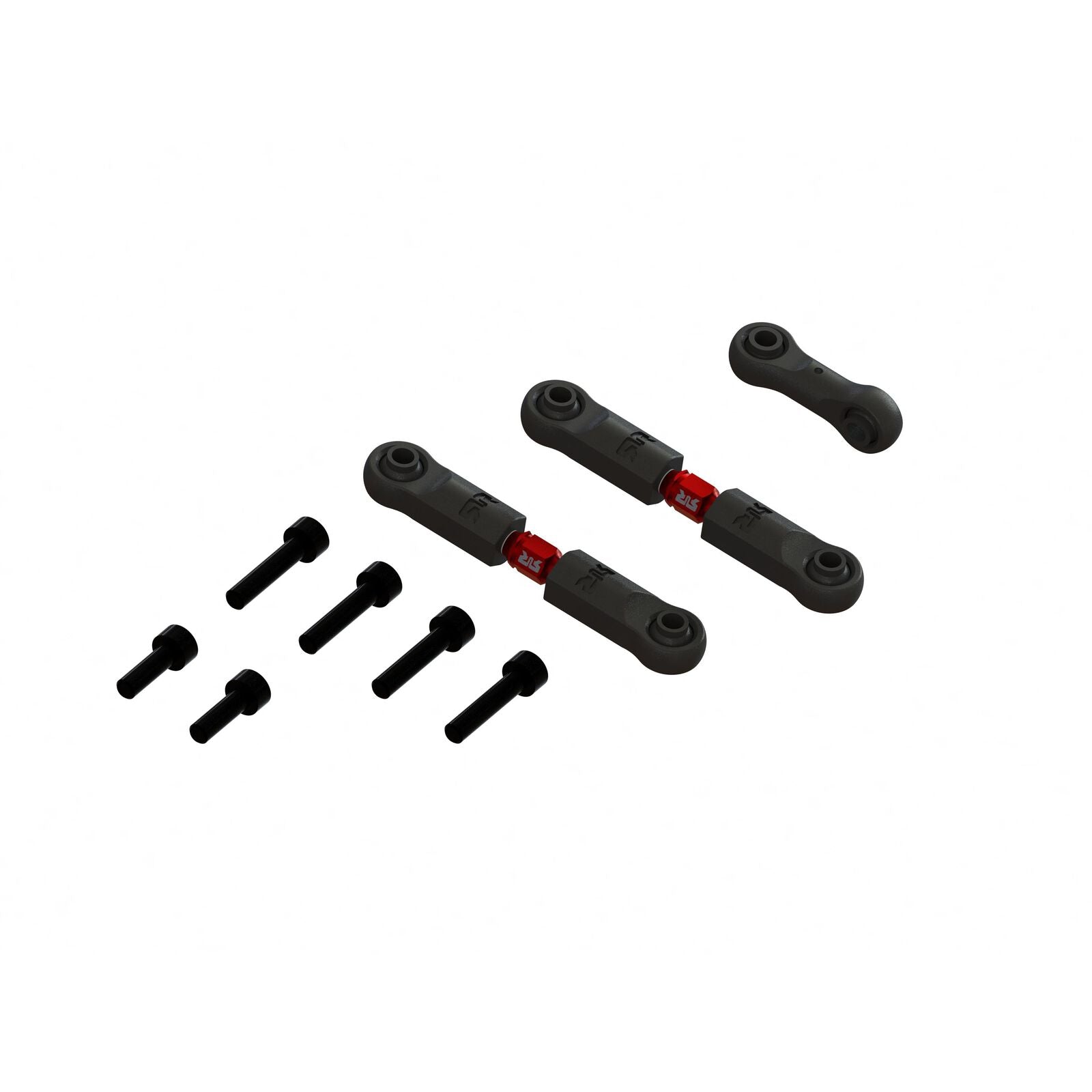 ARRMA ARA340217 Aluminum Adjustable Steering Links Set B (2): GROM