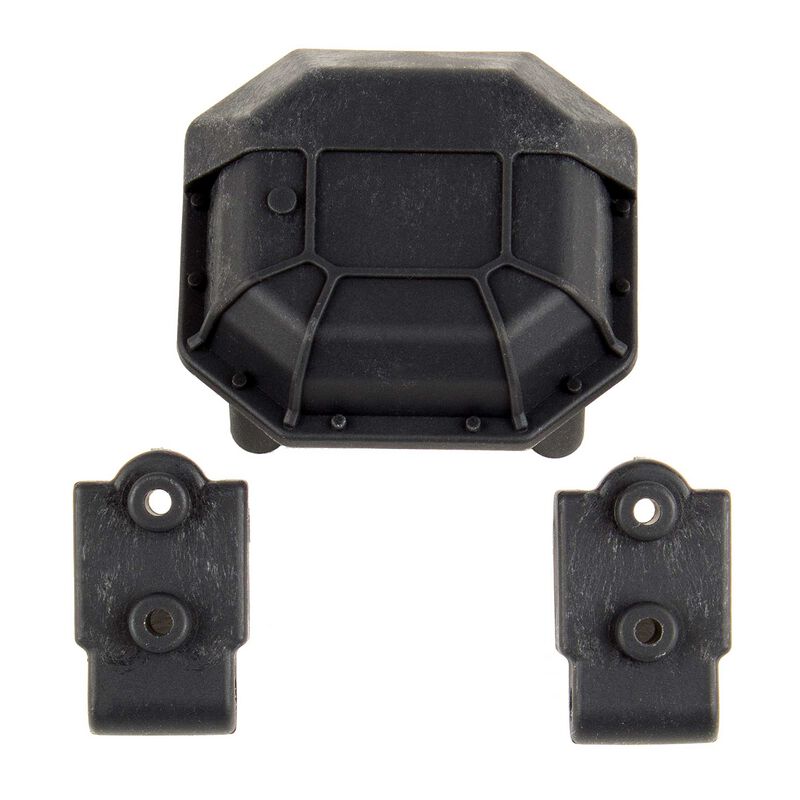 ASSOCIATED ELEMENT 42071 Enduro Diff Cover and Lower 4-Link Mounts, hard