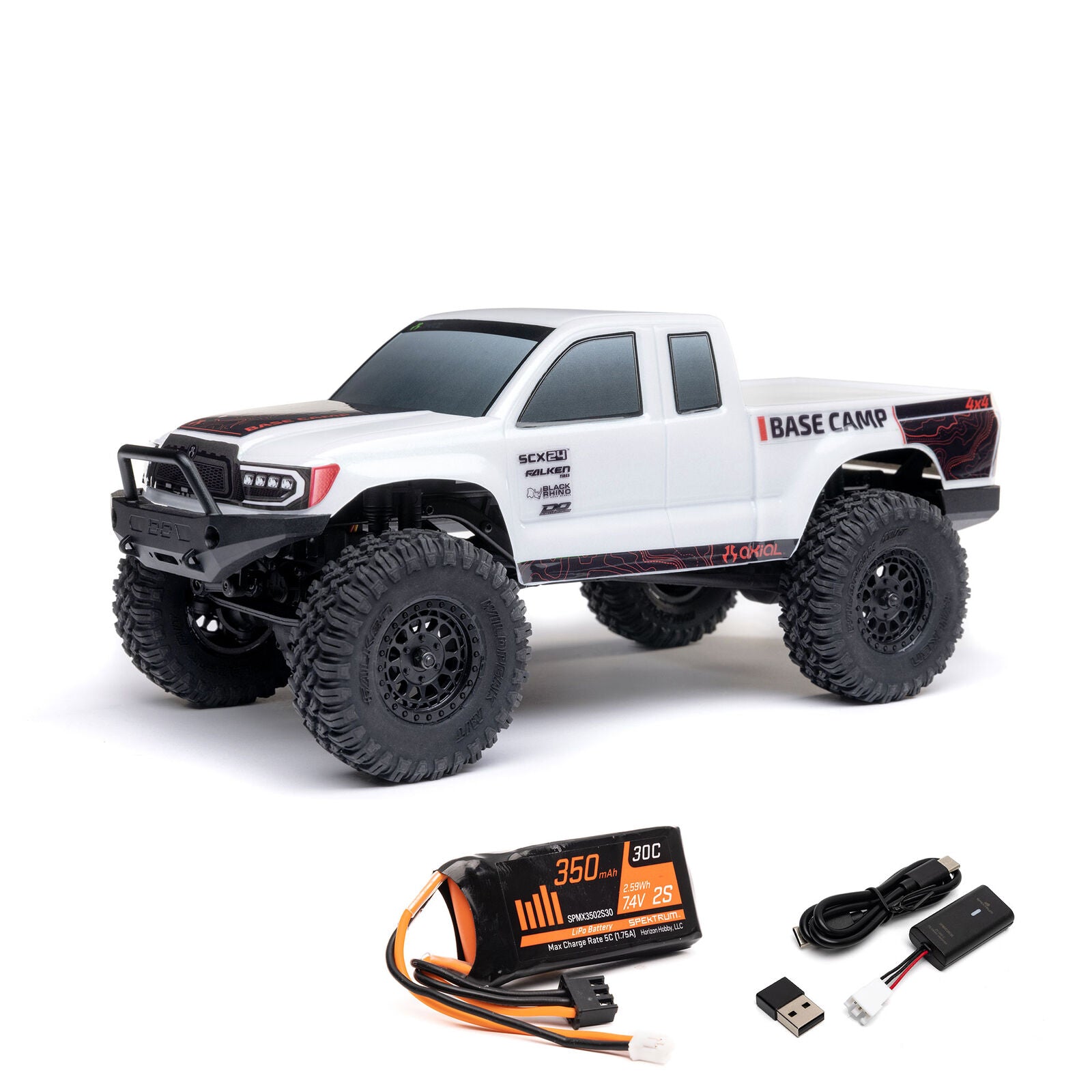 AXIAL AXI-1219 1/24 SCX24 Base Camp 4X4 RTR Brushed Rock Crawler (Battery & Charger Included)