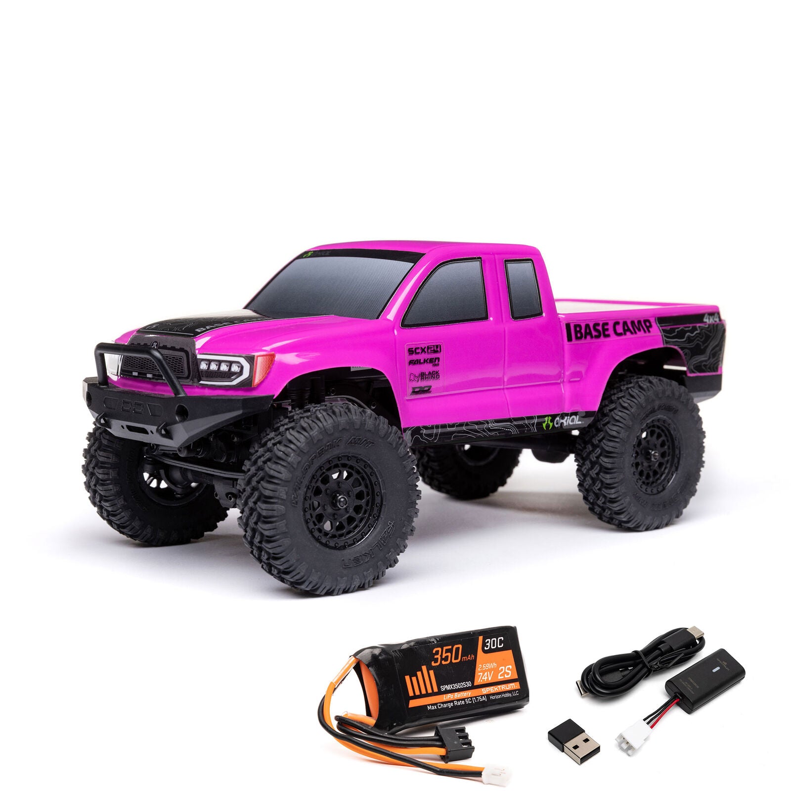 AXIAL AXI-1219 1/24 SCX24 Base Camp 4X4 RTR Brushed Rock Crawler (Battery & Charger Included)