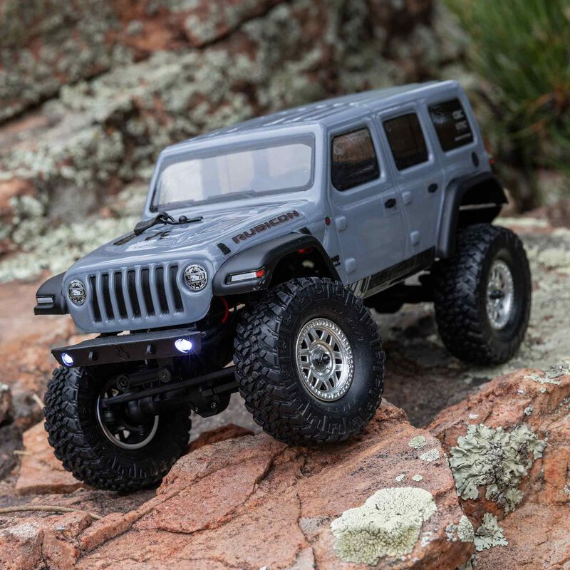 AXIAL AXI00002V3 1/24 SCX24 Jeep Wrangler JLU 4X4 Rock Crawler Brushed RTR