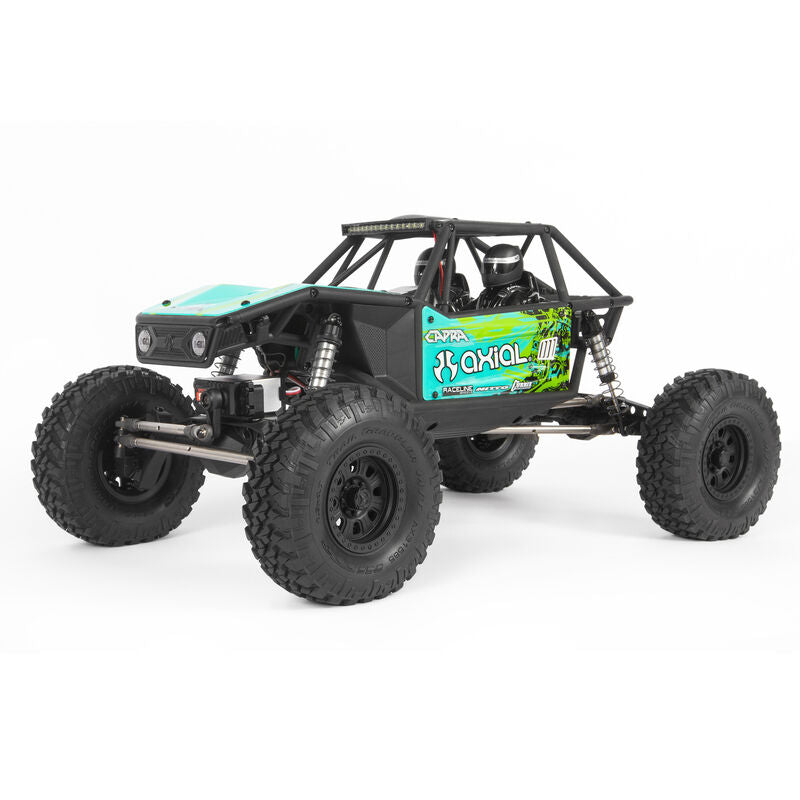 AXIAL AXI03000T2 1/10 Capra 1.9 Unlimited 4WD Trail Buggy Brushed RTR, Green