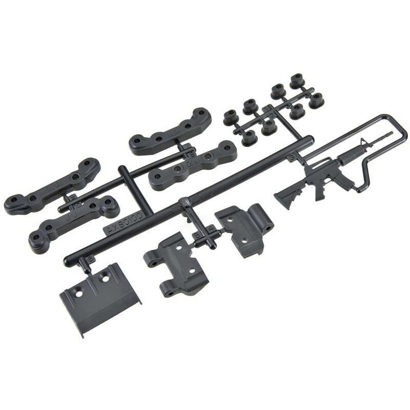 AXIAL AX80100 Chassis Guard/Toe Block Insert Set Front/Rear EXO