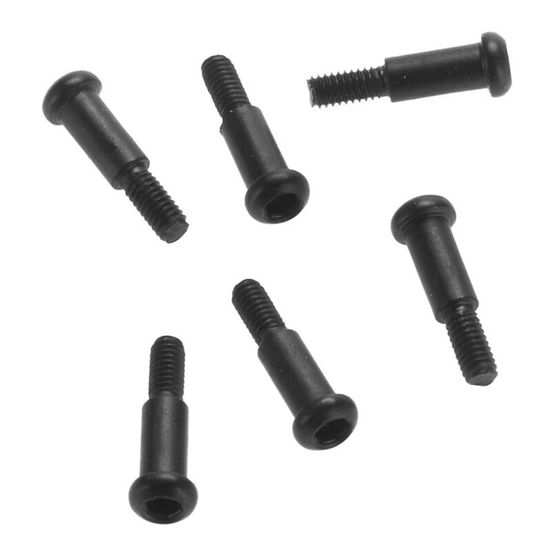 AXIAL AX31490 M2.5x6x12mm Hex Socket Button Head Shoulder Screw (Black) (6pcs)