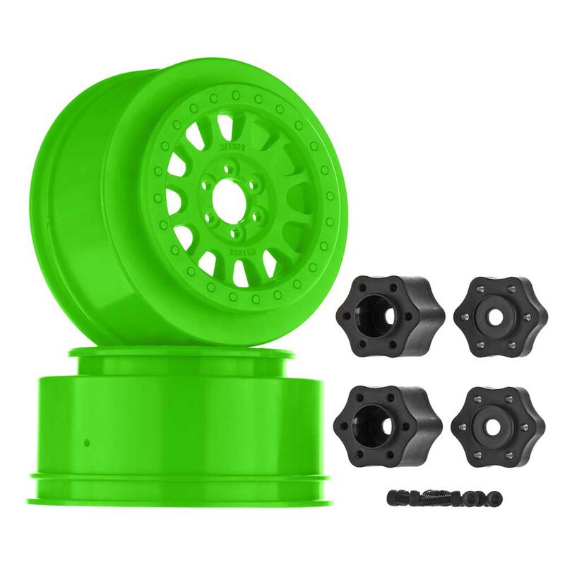 AXIAL AX31369 2.2 3.0 Method 105 Wheel 41mm Green (2)