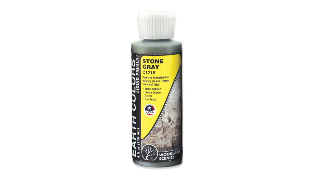 WOODLAND SCENICS C1218 Earth Color, Stone Gray 4oz