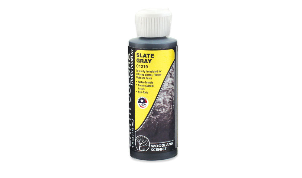 WOODLAND SCENICS C1219 Earth Color, Slate Gray/4oz