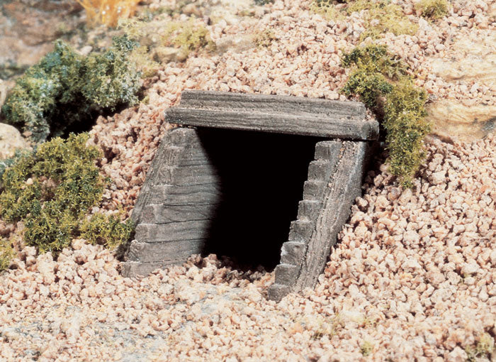 WOODLAND SCENICS C1265 Timber Culvert - HO Scale