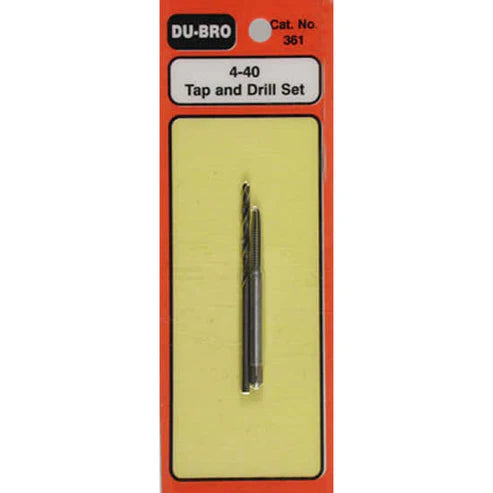 DUBRO 361 Tap & Drill Set 4-40