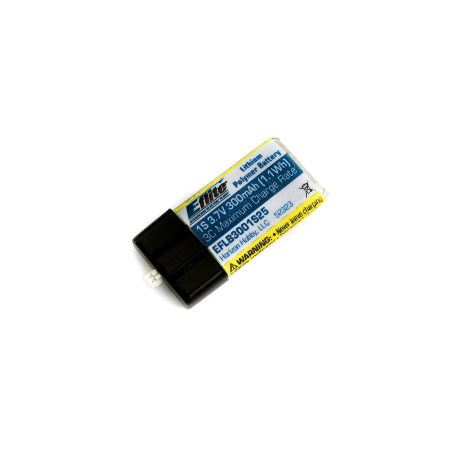 EFLITE EFLB3001S25 300mAh 1S 3.7V 25C LiPo Battery