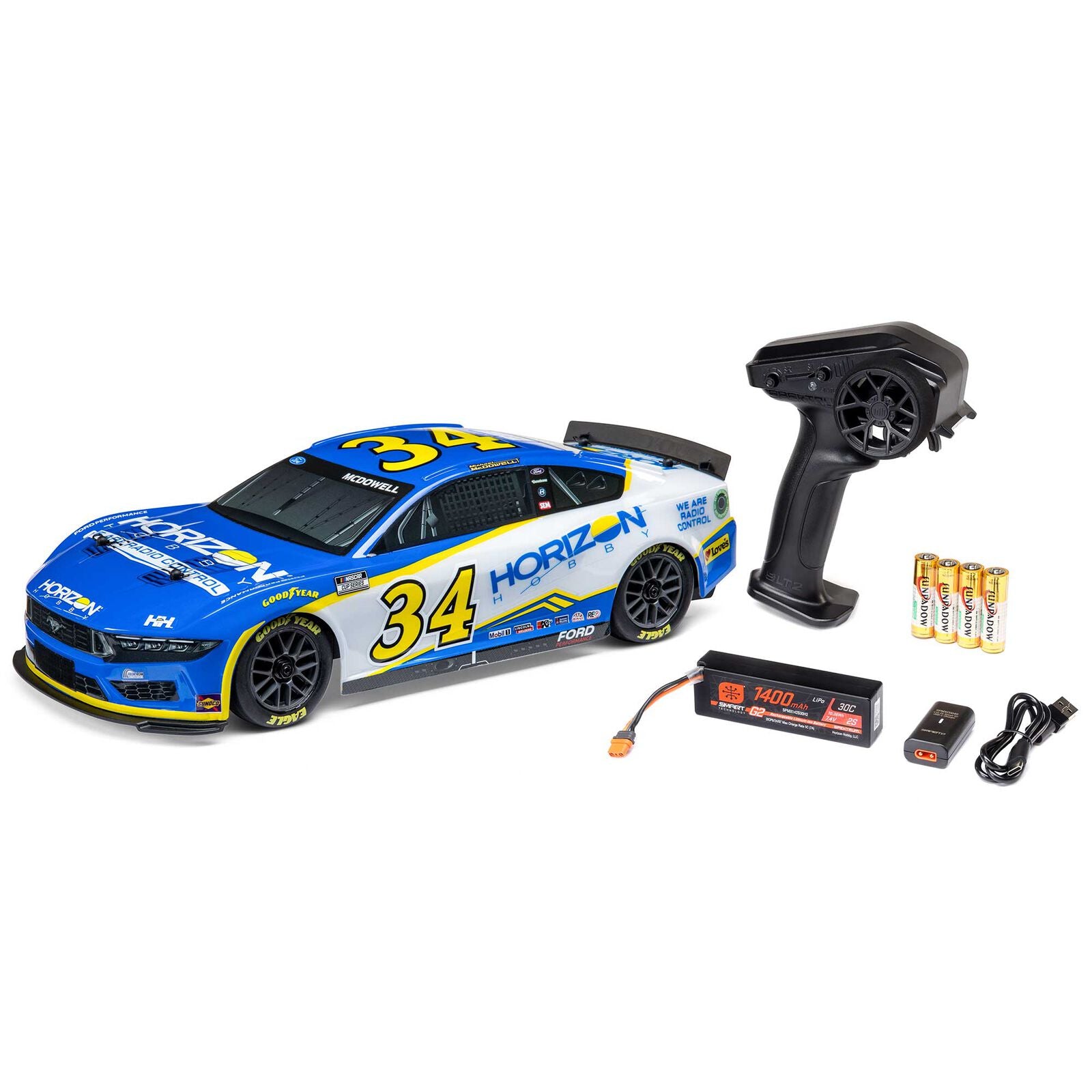 LOSI 1/12 Losi NASCAR AWD RC Racecar