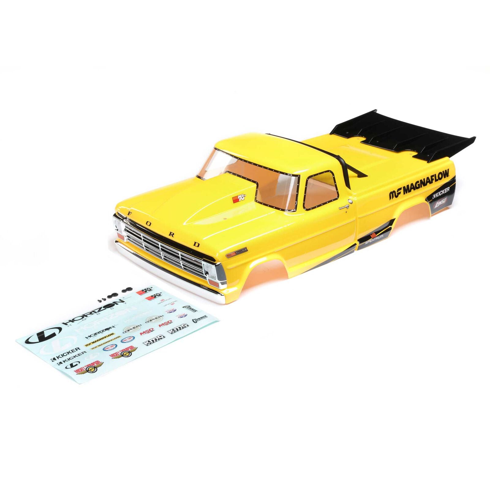 LOSI LOS230089 1968 F100 Body Set, Magnaflo: 22S Drag Car