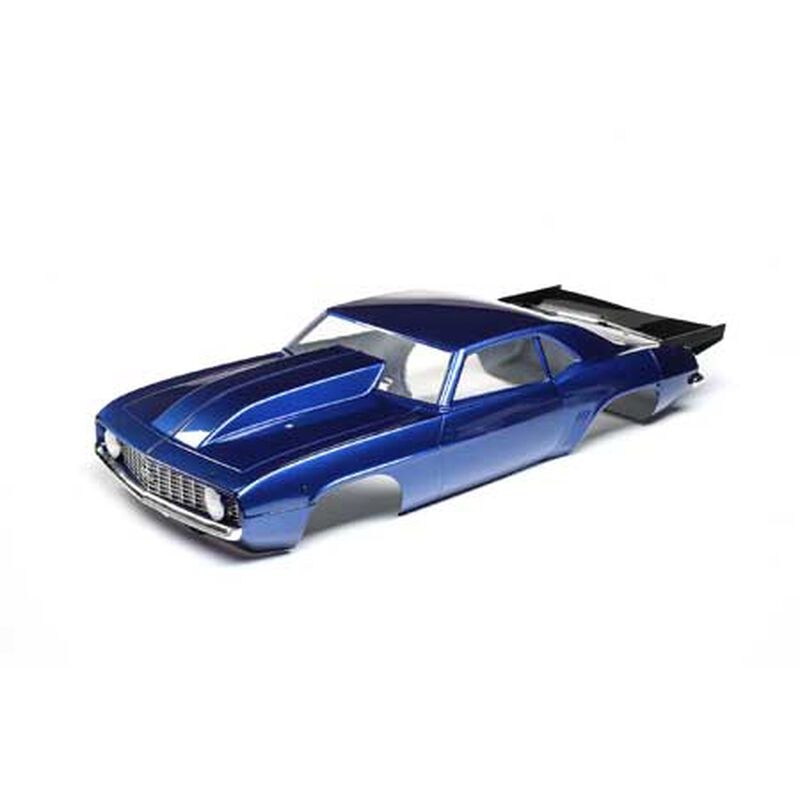 LOSI LOS230092 69' Camaro Body Set, Blue: 22S Drag Car