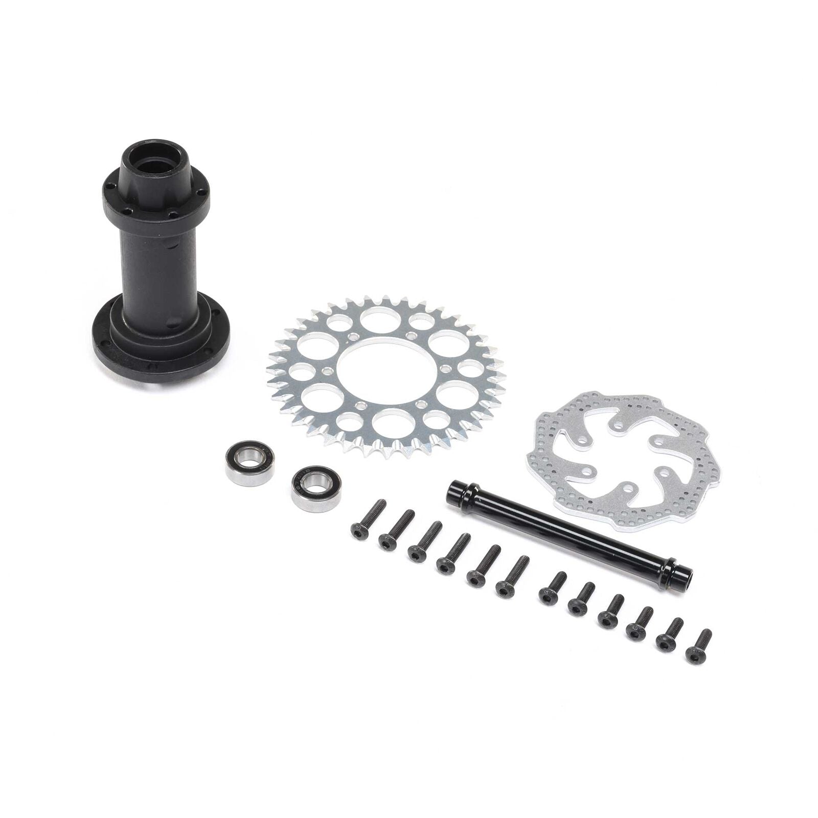 LOSI LOS262014 Complete Rear Hub Assembly: Promoto-MX