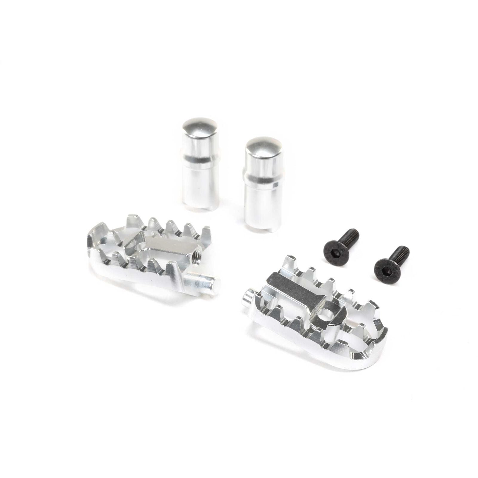 LOSI LOS361001 Aluminum Foot Pegs, Silver: Promoto-MX