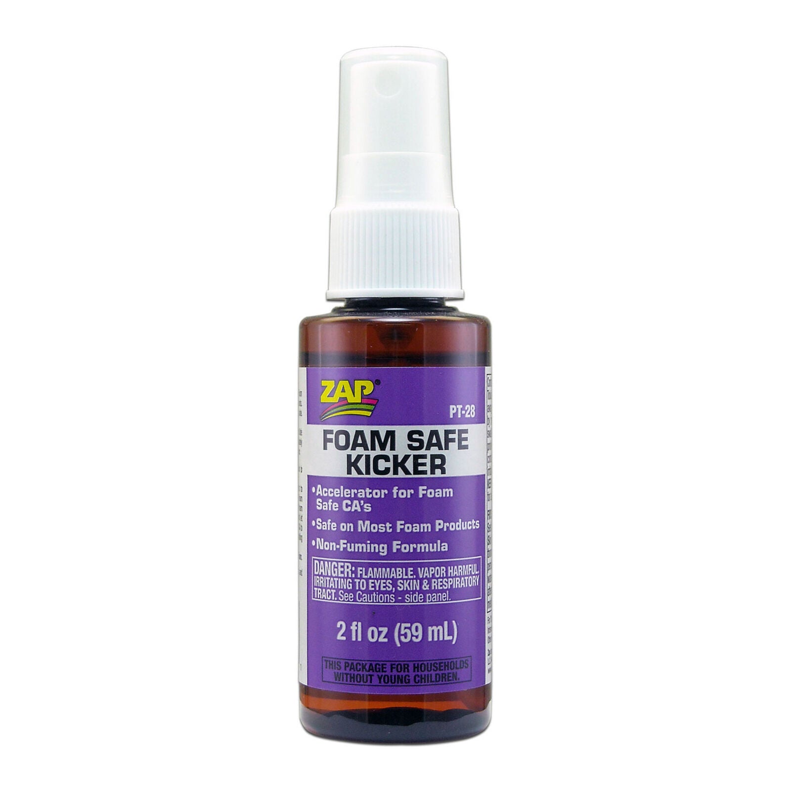 ZAP PT-28 Foam Safe Kicker Spray, 2 oz