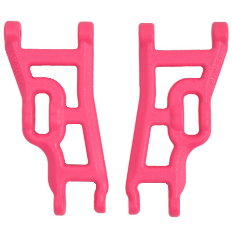 RPM 80247 Front A-Arms Pink Rustler Stampede &amp; Slash (2) Replaces Traxxas 3631