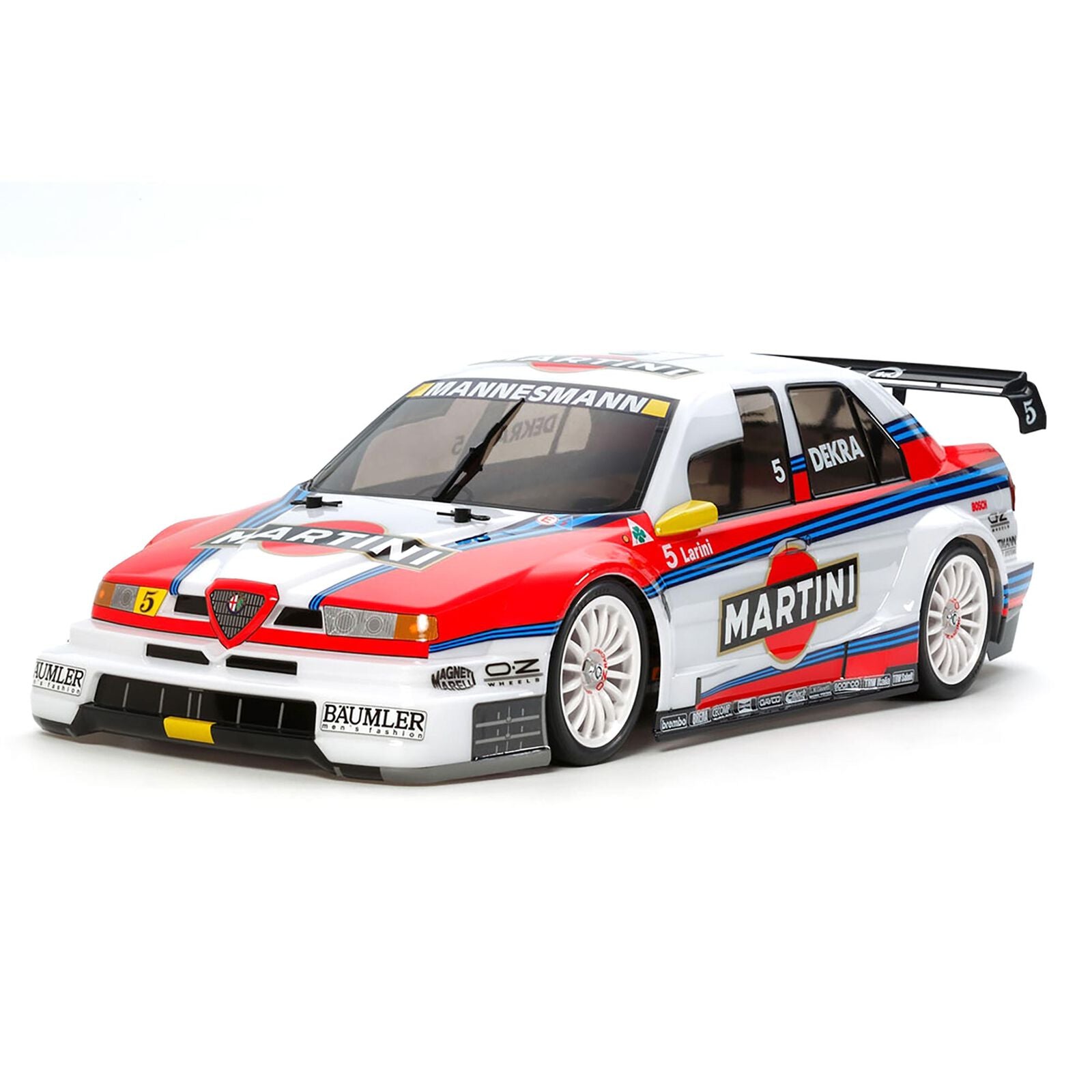 TAMIYA 58606-60A 1/10 Alfa Romeo 155 V6 TI Martini TT-02 4x4 On-Road Touring Kit