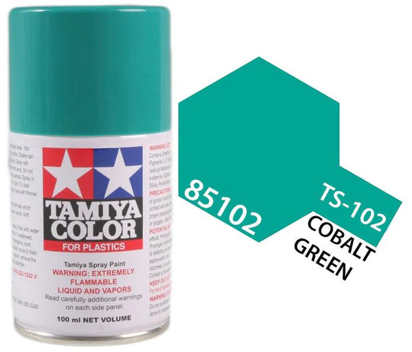 TAMIYA 85102 TS-102 Spray Lacquer TS-102 Cobalt Green