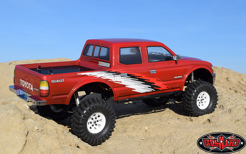 RC4WD Z-B0169 2001 Toyota Tacoma 4 Door Clear Body F2 LWB 313mm 12.3" Gen1