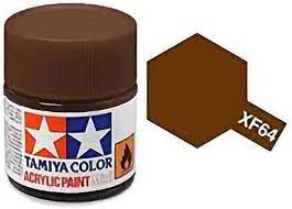 TAMIYA 81364 XF-64 Acrylic Red Brown 3/4 oz