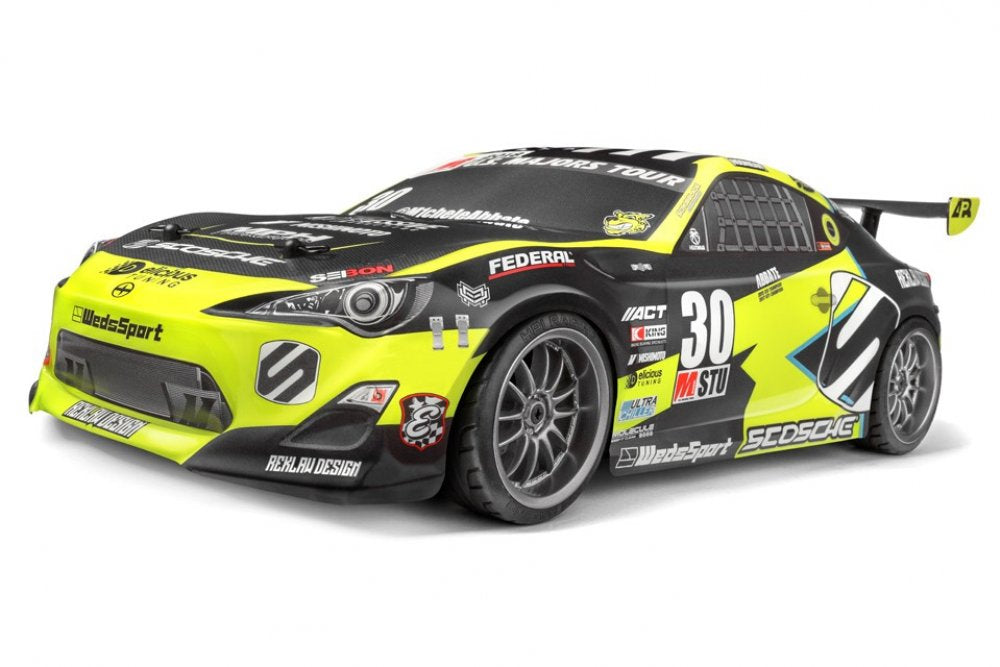 HPI 120090 E10 Michele Abbate Grrracing Touring Car RTR, 4WD, 2.4GHz Radio System