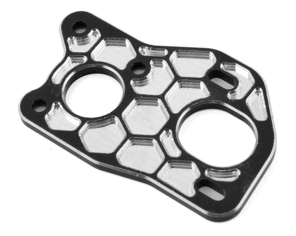 JCONCEPTS 2564-2 3-Gear Laydown Honeycomb Motor Plate Black B6