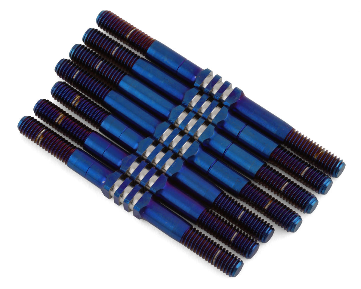 JCONCEPTS 2849-1 TLR 22X-4 3.5mm Fin Turnbuckle Kit (Blue) (7)