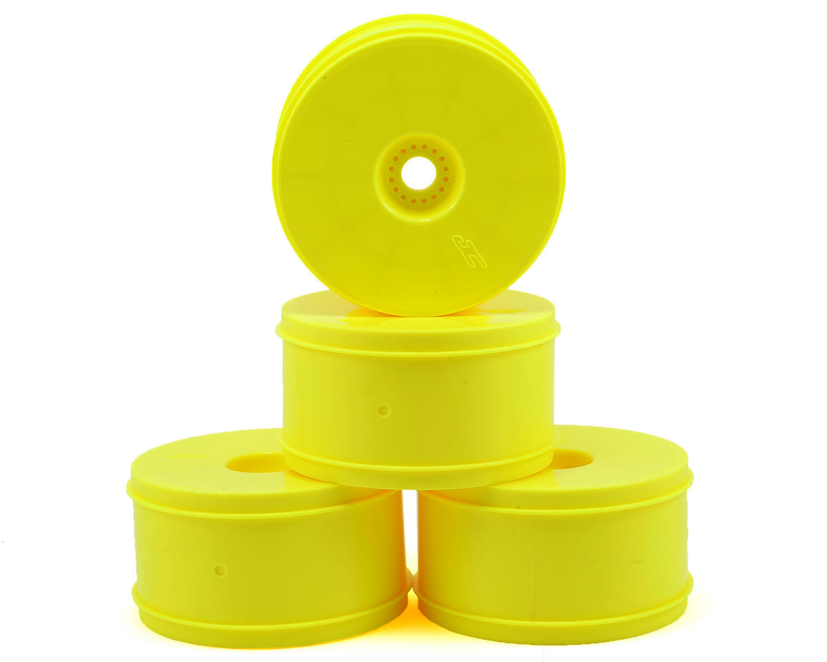 JCONCEPTS 3369Y Bullet 4.0" Standard Offset 1/8 Truck Wheels (4) Yellow