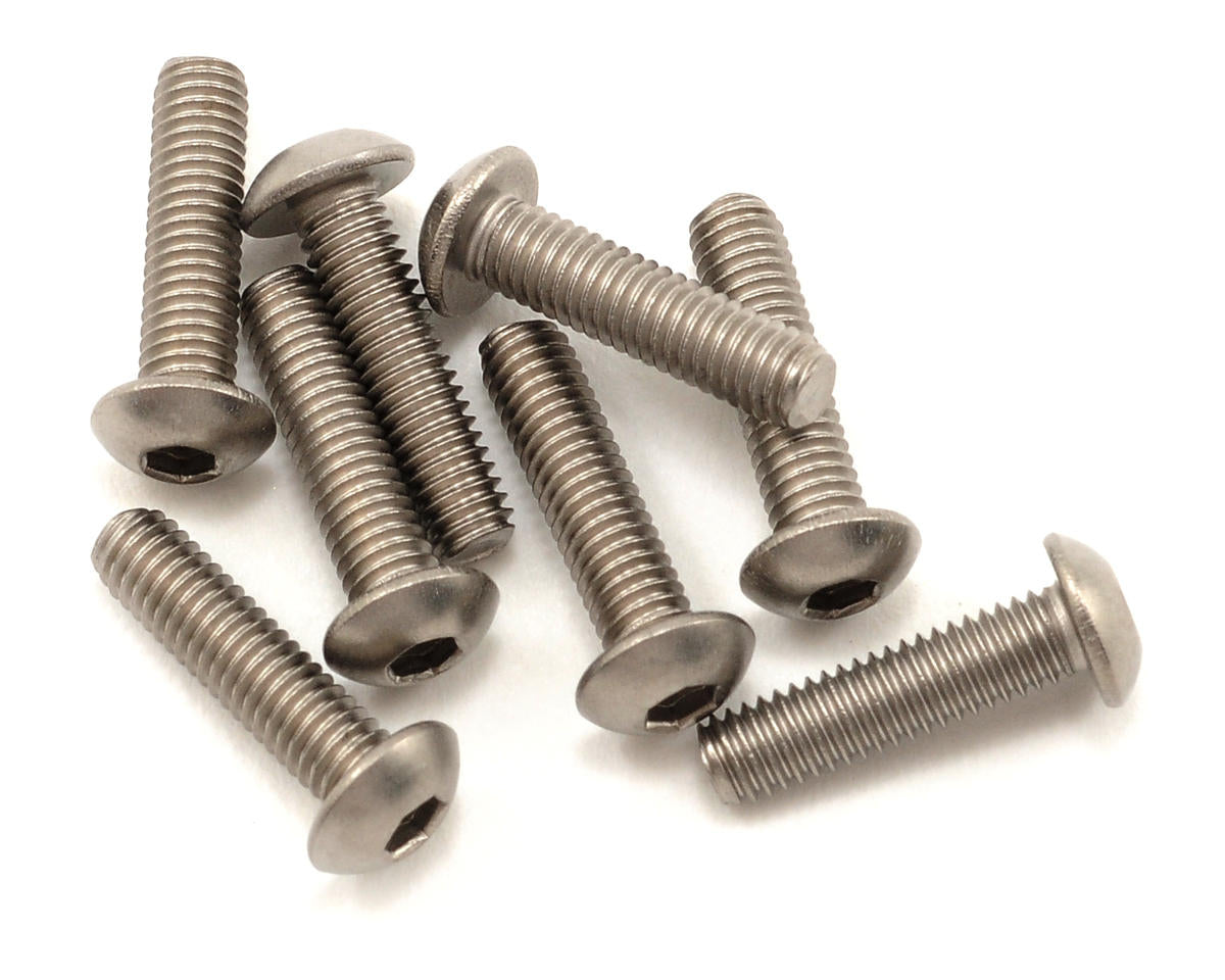 KYOSHO 1-S13012HT 3x12mm Titanium Button Head Hex Screw (8)