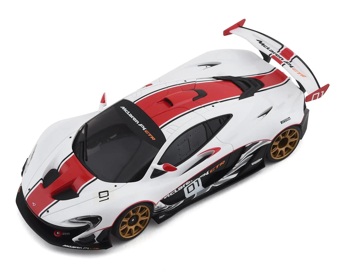 KYOSHO 32324WR MR-03 Mini-Z RWD ReadySet w/McLaren P1 GTR Body (White/Red) w/KT-531P 2.4GHz Radio