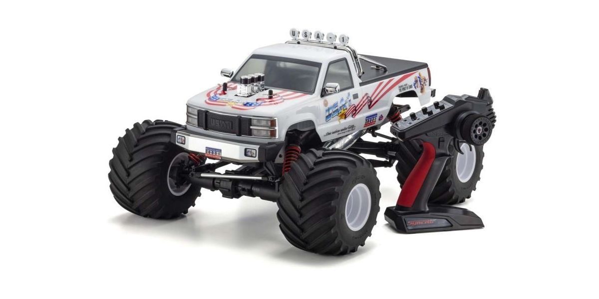 KYOSHO 33155D USA-1 Nitro 1/8 Scale Radio Controlled Monster Truck w/ .25 Engine