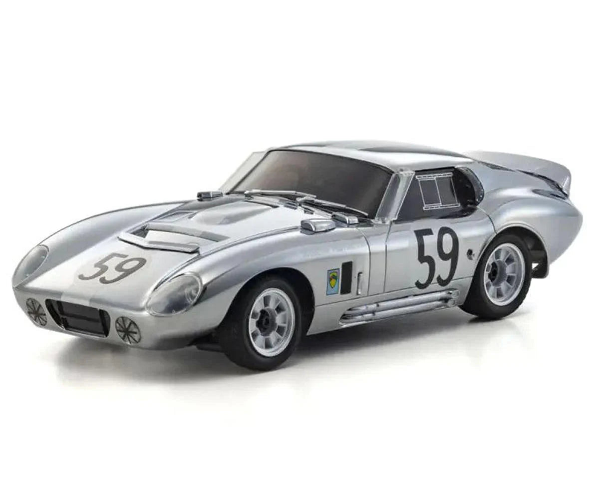 KYOSHO 66611C First Mini-Z RWD ReadySet w/Shelby Cobra Daytona Body (Chrome)