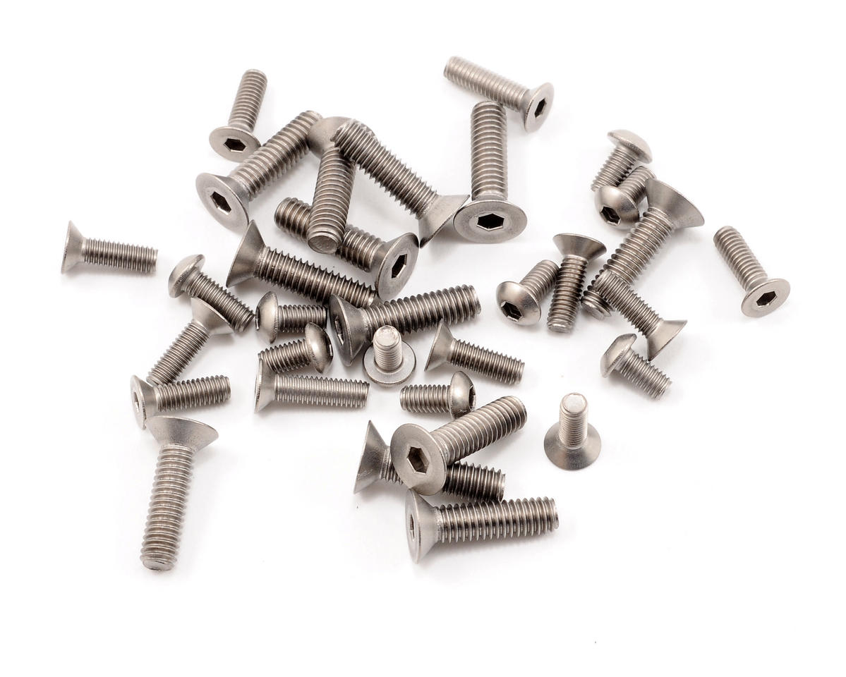 MUGEN E0832 Titanium Lower Screw Set B