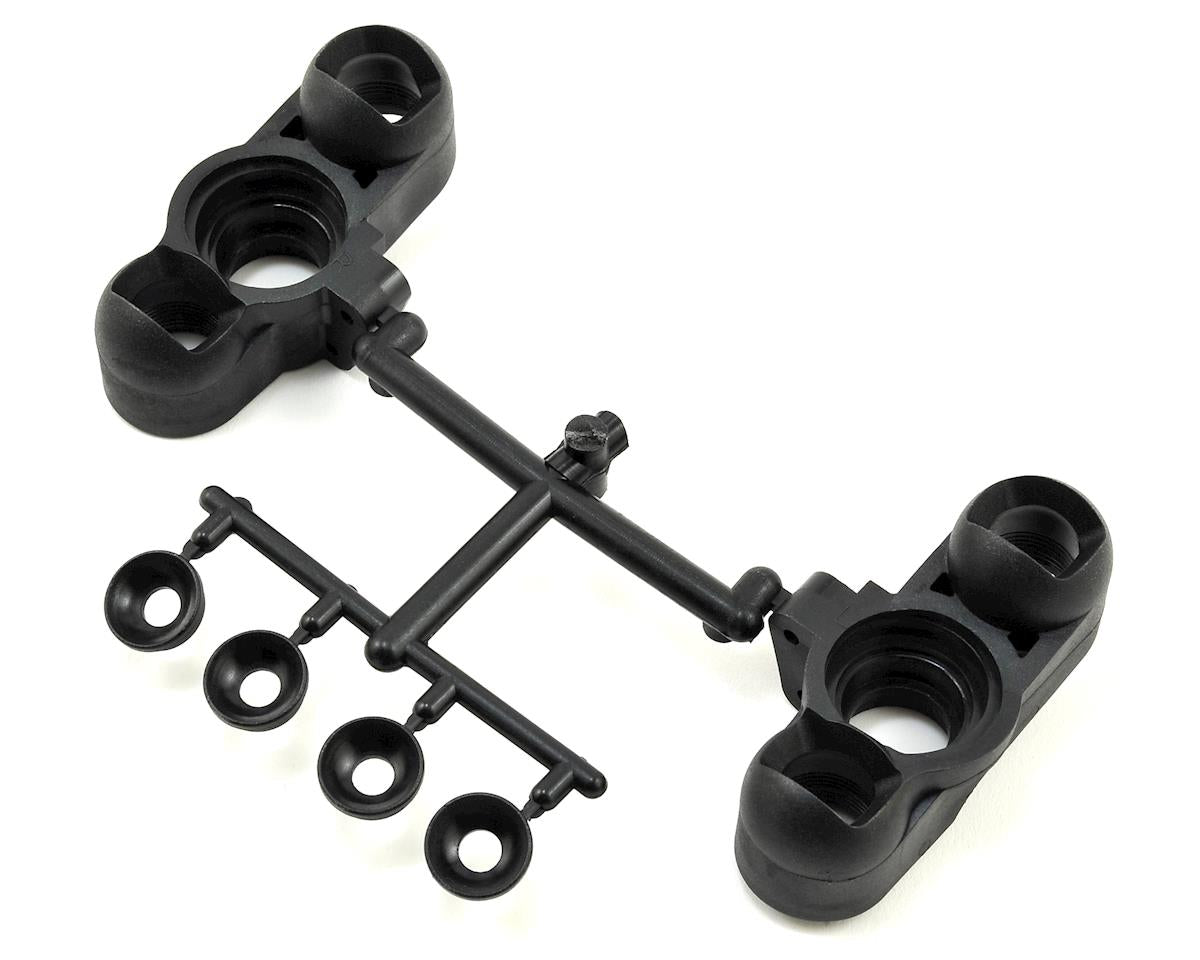 MUGEN E2147 1.5mm Trailing Front Hub Carrier Set